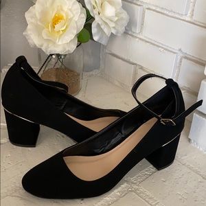 Maurices black block heels